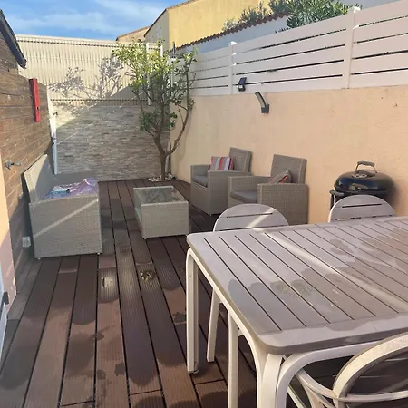 Lejlighed Cosy Duplex - Plage&étang - Terrasse - Parking&barbecue Marseillan (Herault)