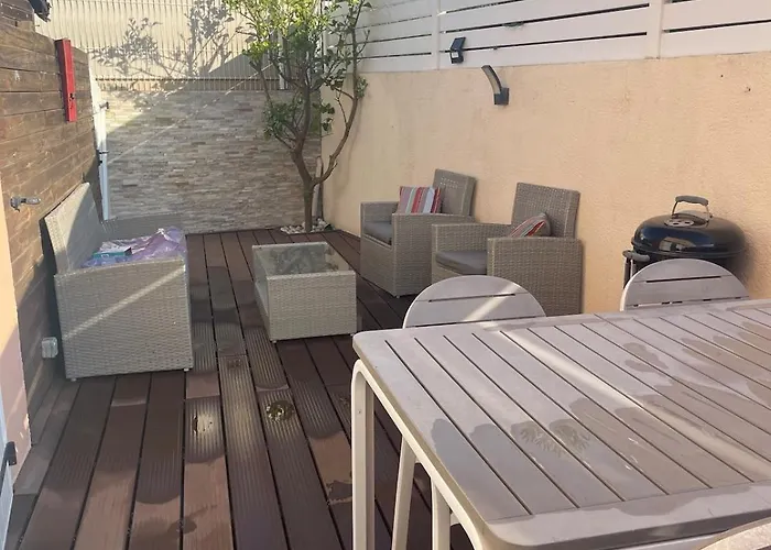 Apartament Cosy Duplex - & Etang - Terrasse - Parking & Kit Bebe Marseillan (Herault)