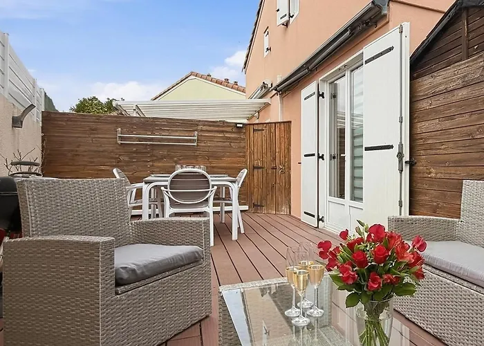 Apartament Cosy Duplex - & Etang - Terrasse - Parking & Kit Bebe *
